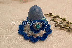 Підставка для великодніх яєць гачком. Майстер клас