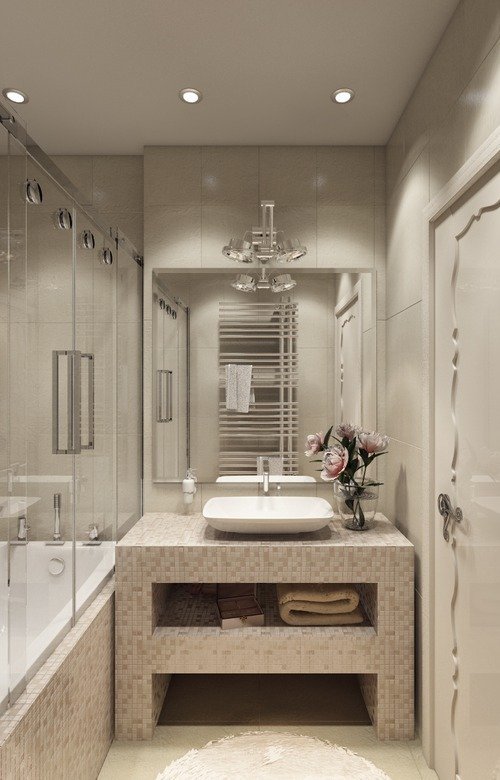 Оформляємо маленьку ванну в стилі модерн