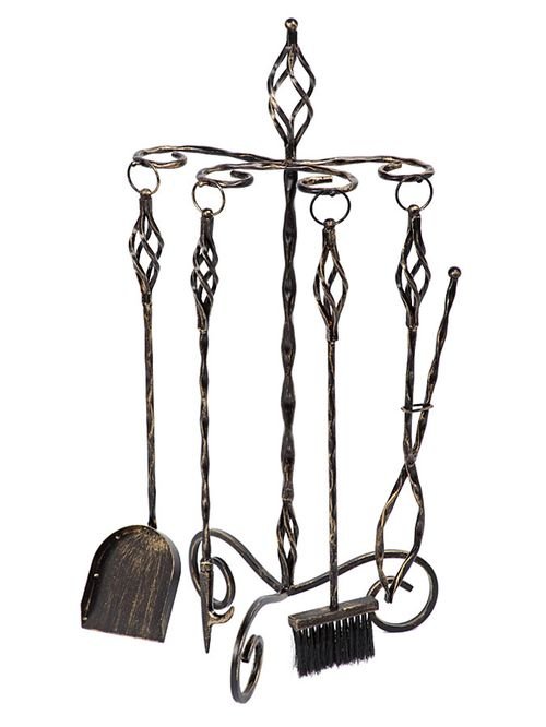Ковані приладдя для каміна: фото, виготовлення своїми руками