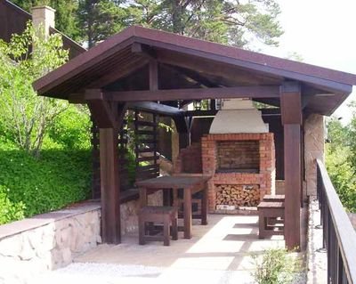 Як зробити барбекю в альтанці своїми руками з цегли: відео інструкція