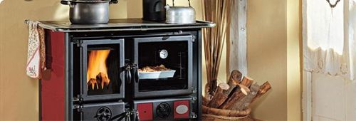 Каміни з варильною плитою: чугунныйе і з цегли з піччю