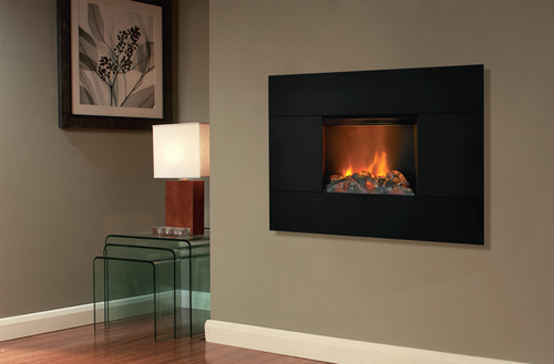 Електричні навісні каміни: фото в інтерєрі і установка