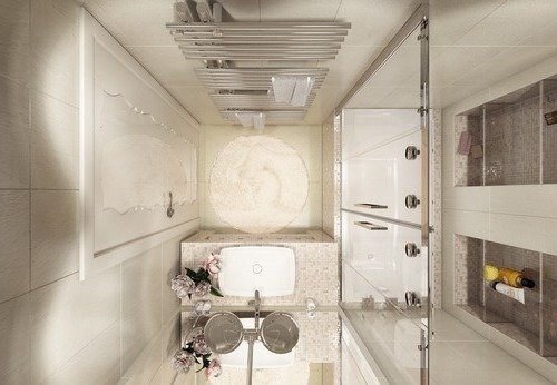 Оформляємо маленьку ванну в стилі модерн