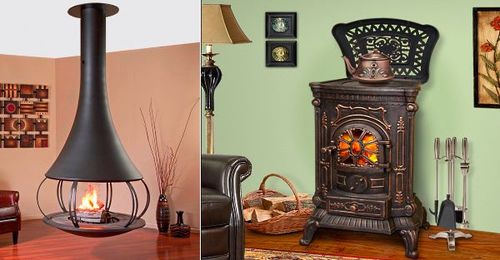 Піч камін для дачі тривалого горіння: чавунна дровяна з водяним контуром   відгуки