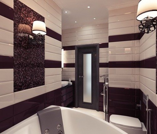 Ар деко в оформленні суміщеного санвузла