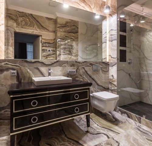 Дизайн ванної кімнати в кавових тонах Дизайн ванної кімнати в кавових тонах