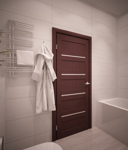 Суміщений санвузол і оформлення в стилі лофт