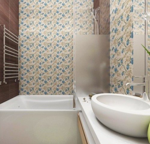 Стиль романтизм в маленькій ванній без туалету Стиль романтизм в маленькій ванній без туалету