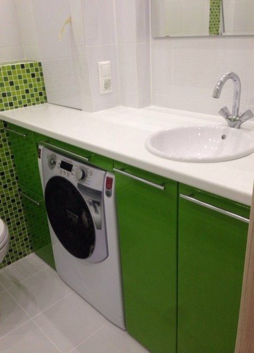 Суміщений санвузол у стилі мінімалізм