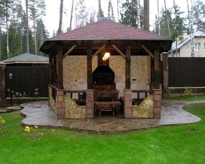 Як зробити барбекю в альтанці своїми руками з цегли: відео інструкція