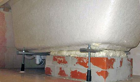 Установка ванни своїми руками – Фото і відео.