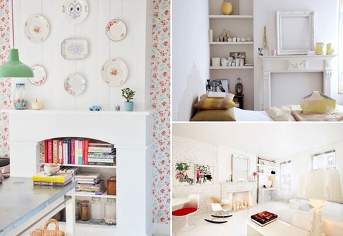 Електричні навісні каміни: фото в інтерєрі і установка