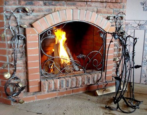 Ковані приладдя для каміна: фото, виготовлення своїми руками