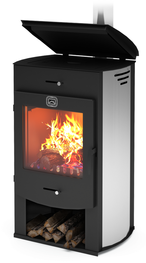 Каміни з варильною плитою: чугунныйе і з цегли з піччю