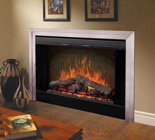 Електричні навісні каміни: фото в інтерєрі і установка