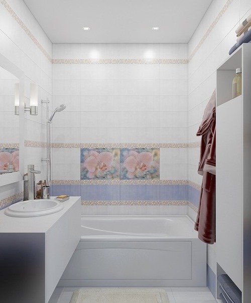 Цікаво оформляємо маленьку ванну без туалету Цікаво оформляємо маленьку ванну без туалету