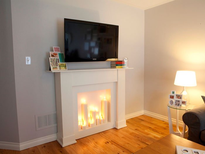 Фальш камін своїми руками: покрокова інструкція як зробити декоративний камін з гіпсокартону або картону + фото