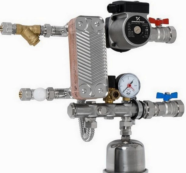 Монтаж змішувального вузла для теплої підлоги