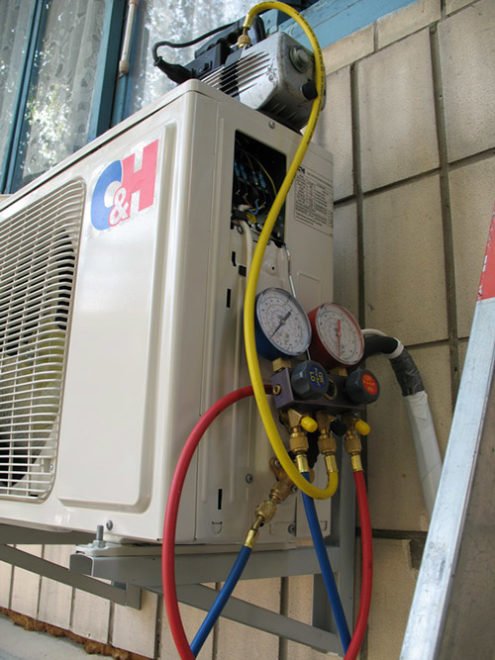 Керівництво по демонтажу кондиціонера своїми руками із збереженням фреону