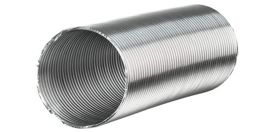 Пластикова гофра для витяжки: діаметр, розміри і монтаж