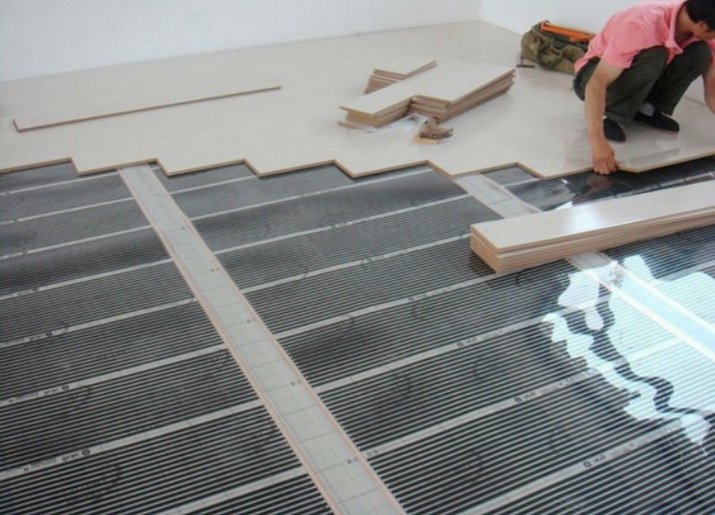Тепла підлога з інфрачервоним обігрівом