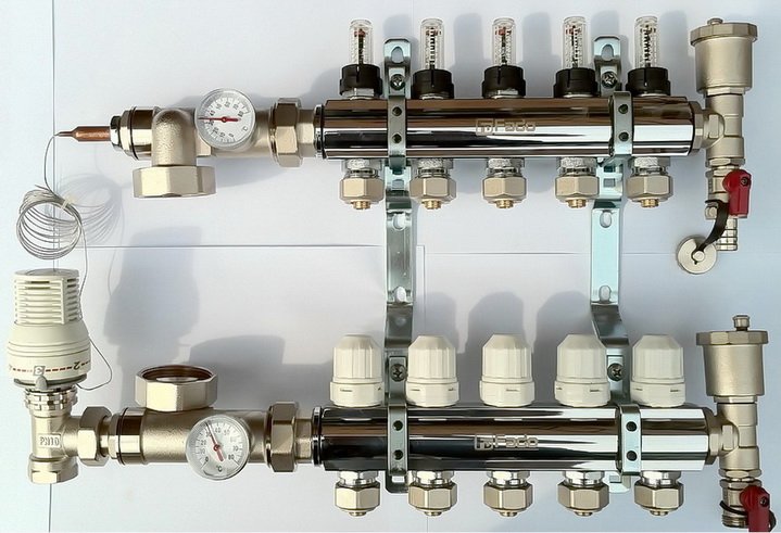 Схеми теплої підлоги   конструктивна, розміщення устаткування, підключень
