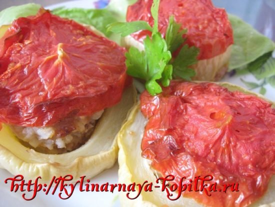 Фаршировані кабачки
