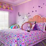 Розкіш і вишуканість фіолетовою спальні