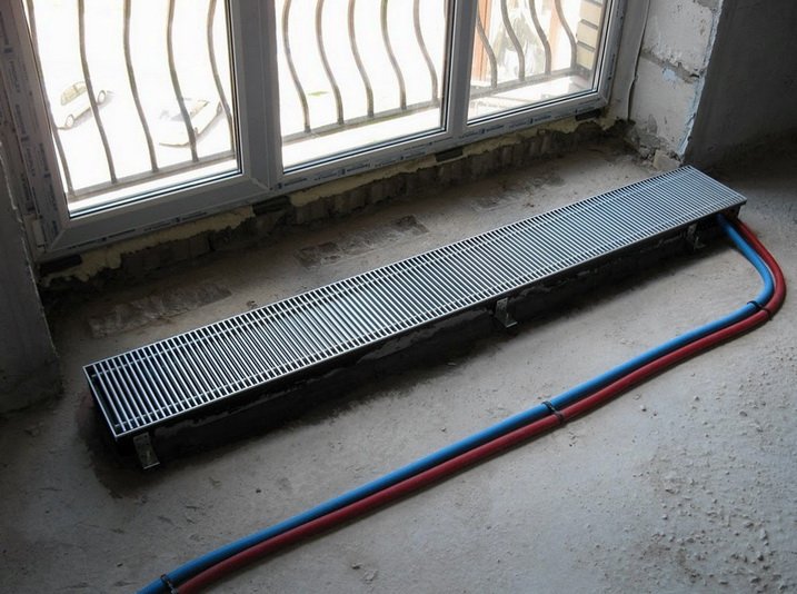 Як робиться опалення внутрипідложні конвекторами