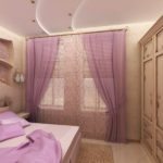 Розкіш і вишуканість фіолетовою спальні