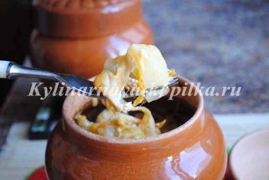 Печеня з мясом, грибами і картоплею в духовці: рецепт з фото