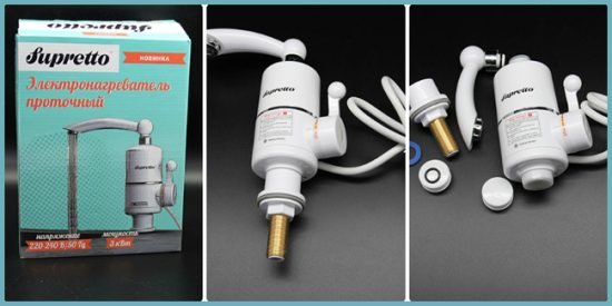 Проточний кран водонагрівач Supretto: особливості, переваги та застосування