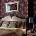 Розкіш і вишуканість фіолетовою спальні