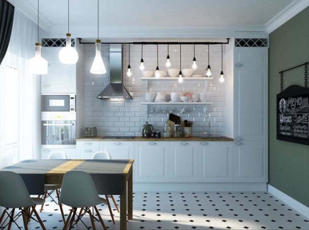 Скандинавський стиль в інтерєрі кухні (10 фото)