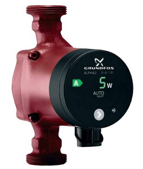 Застосування циркуляційних насосів типу ALPHA