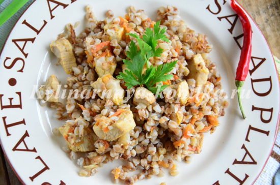 Гречка по купецькому: рецепт з фото в мультиварці
