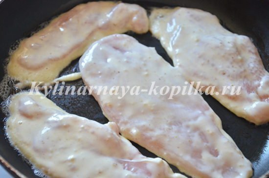 Відбивні з курячого філе в клярі: рецепт з фото