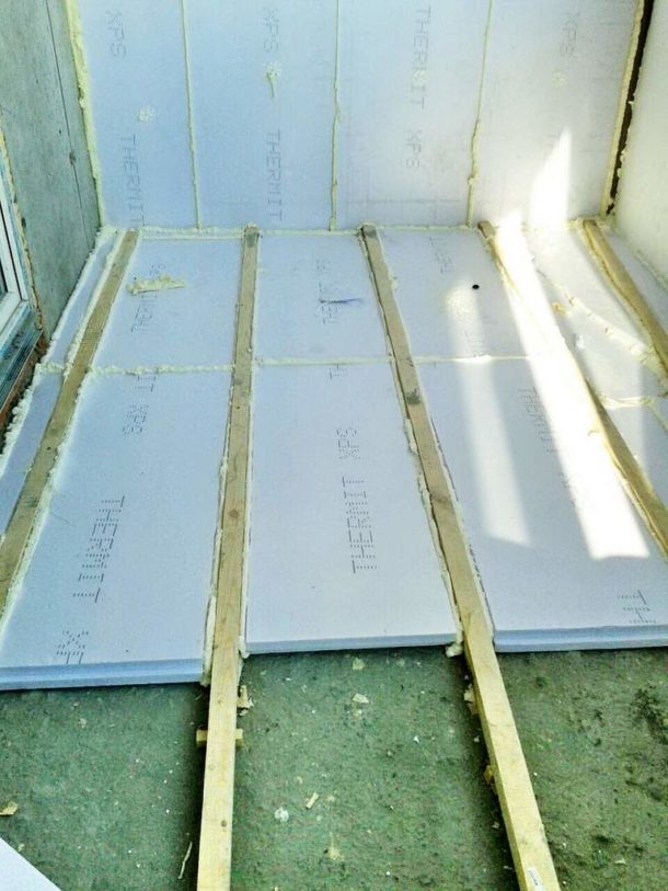 Як утеплити підлогу на лоджії своїми руками