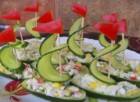Закуски для фуршету: рецепти з фото прості і смачні