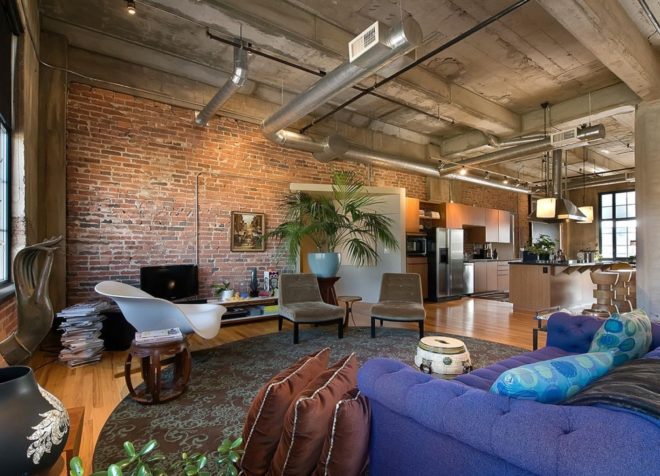 Стиль гранж — еклектика в інтерєрі