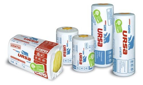 Утеплювач Урса: розміри і технічні характеристики