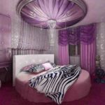 Розкіш і вишуканість фіолетовою спальні