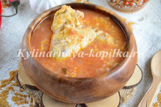 Суп харчо з куркою: рецепт з фото покроково