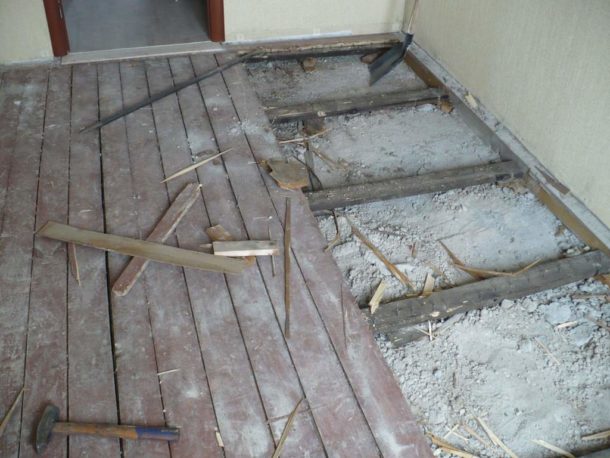 Ремонт деревяних підлог в хрущовці своїми руками (відео)
