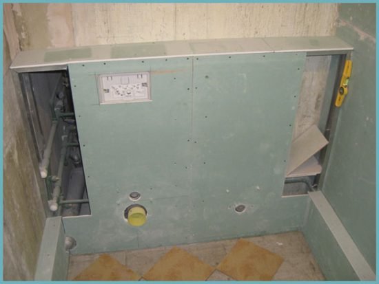 Як в туалеті закрити труби: ефектні способи маскування комунікацій