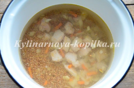 Гречка по купецькому зі свининою: рецепт з фото