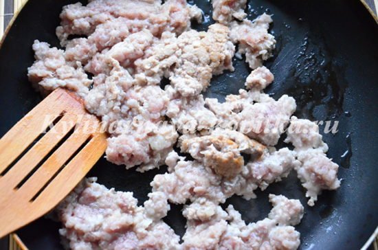 Млинці з мясом: рецепт з фото покроково