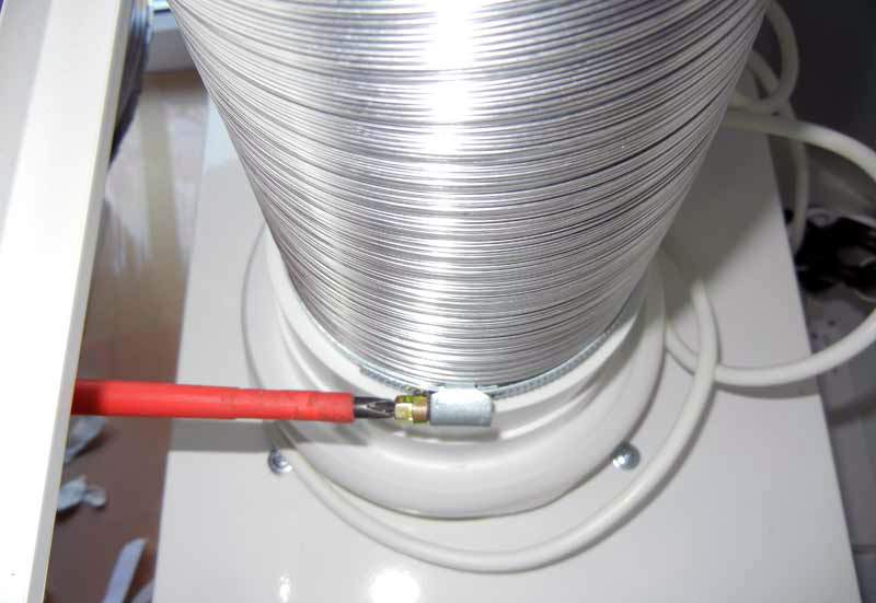 Пластикова гофра для витяжки: діаметр, розміри і монтаж