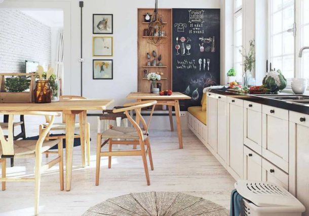 Скандинавський стиль в інтерєрі кухні (10 фото)