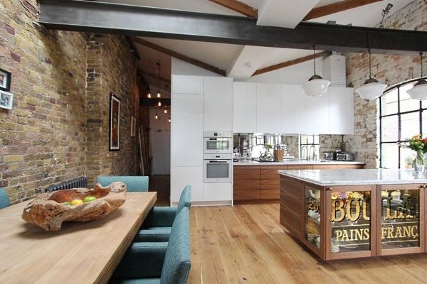 Стиль лофт в інтерєрі кухні: ідеї та особливості дизайну, фото і відео